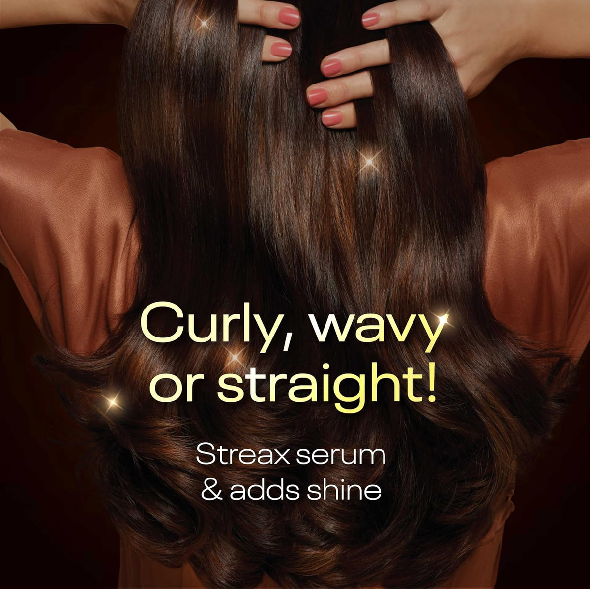 Streax Hair Serum Vitalized with Walnut Oil, For Hair Smoothening & Shine, For Dry & Frizzy Hair - 45 ml