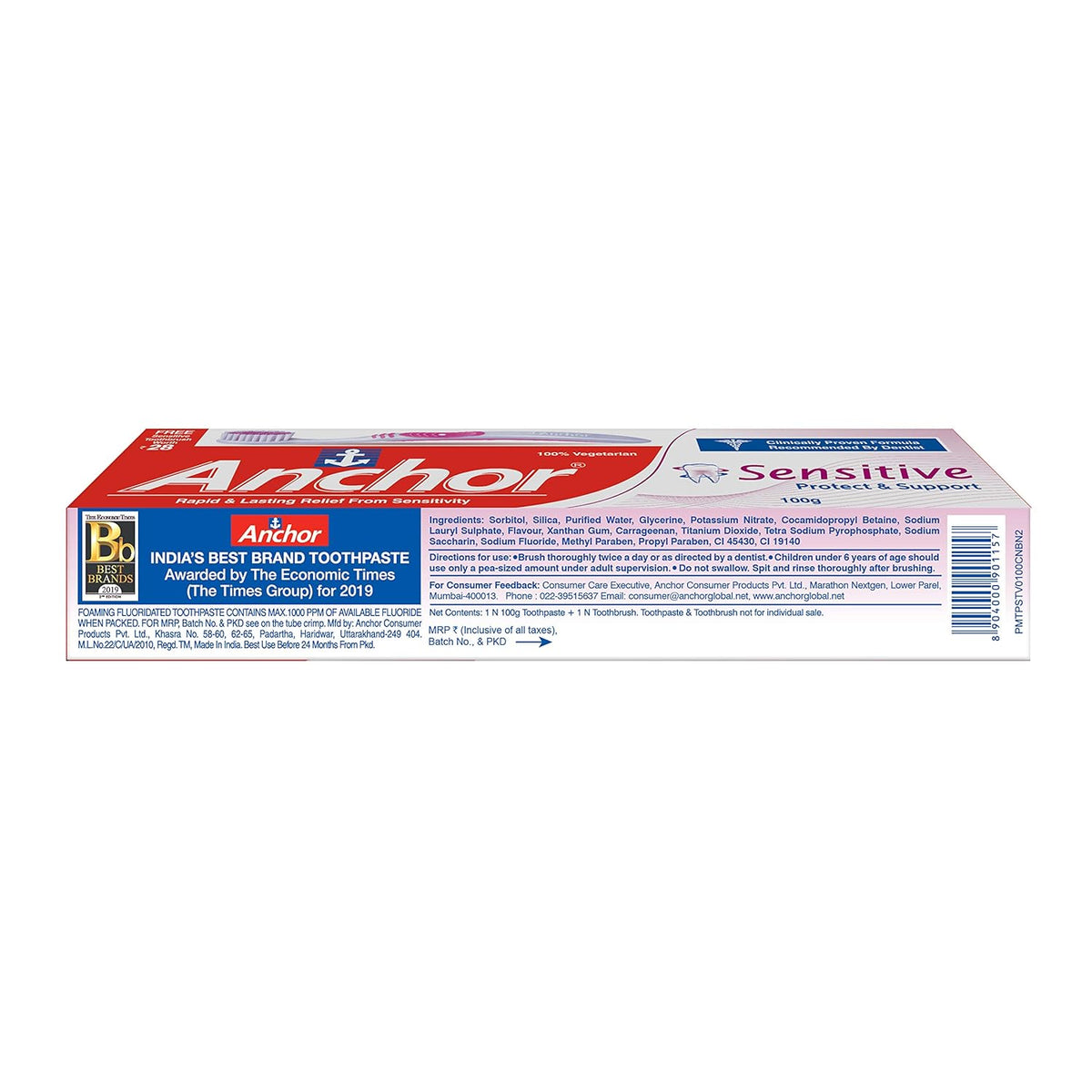 Anchor Sensitive Tooth Paste 100 gms with Toothbrush