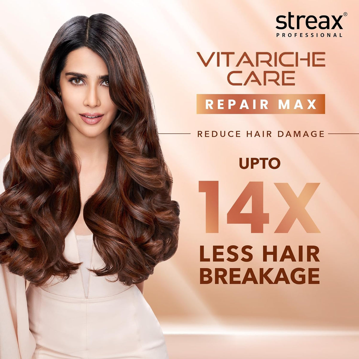 Streax Professional Vitariche Care Smooth and Shine Hair Mask For Women- Hairmask Enriched with Biovit-A-OX Complex, Hydrolyzed Silk Protein, and Vitamins- For Soft, Smooth, and Rejuvenated Hair, 200g