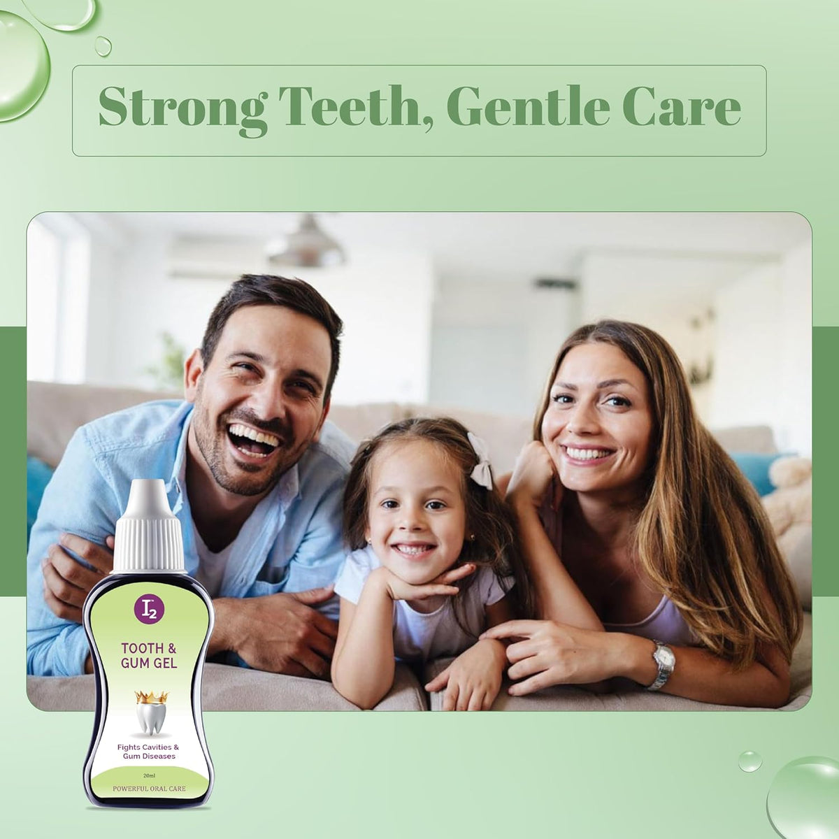 I2cure Tooth & Gum Gel | Prevents Gum Swelling, bleeding & infections | Treats Mouth Ulcers and Oral Cavities | 20 ml